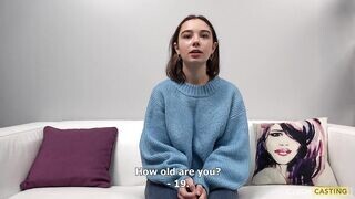 Amatőr 19 éves cseh zsenge