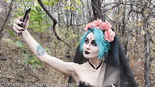 Halloween Cosplayes csajszi segg lyukba kefélve