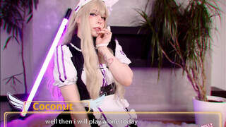 MollyRedWolf - Cosplayes csajszika hímtagot szop