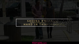 Karups - Sheena Ryder a szabadban kupakol