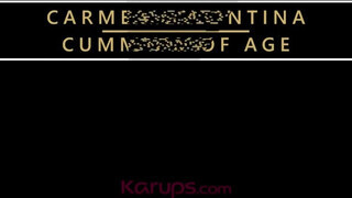 Karups - Carmen Valentina tini fószerrel kúr