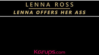 Lenna Ross ánusza bekúrva